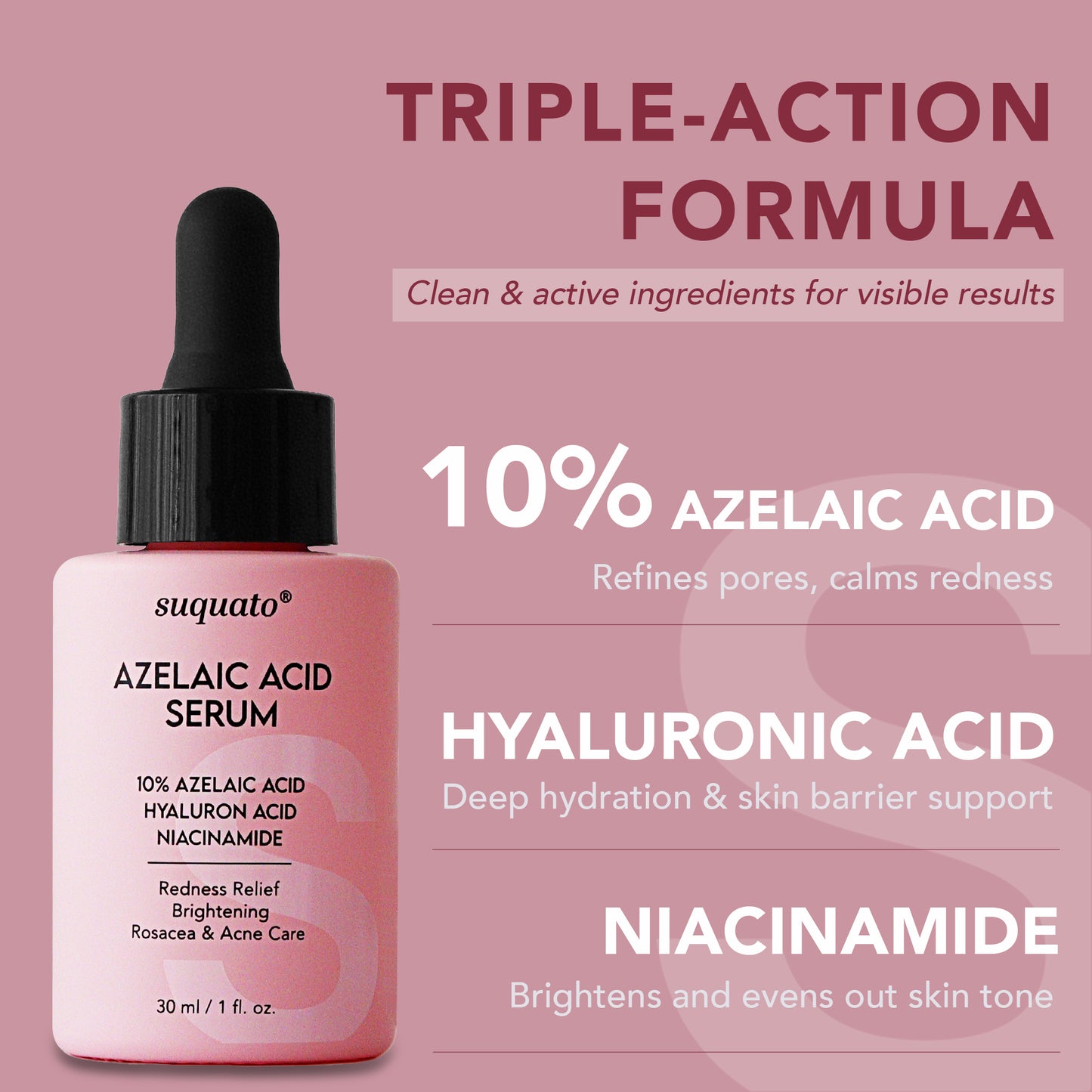 Azelaic Acid Serum with Niacinamide & Hyaluronic Acid